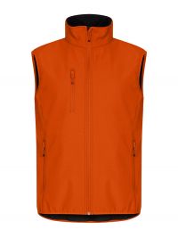 Herren Classic Weste Orange